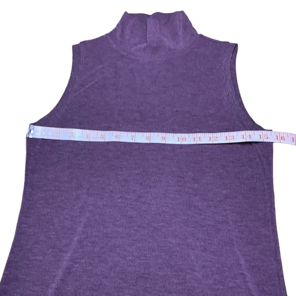 KIT and ACE Burgundy Sleeveless Stretchy Jersey Knit Turtleneck Tank US Sz M - Picture 6 of 9
